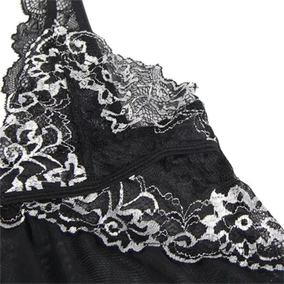 Babydoll Stoff Tüll Brust Spitze S/M – Subblime
