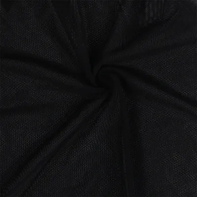 Babydoll Tulle Fabric with Lace and Floral Detail Black S/M – Subblime