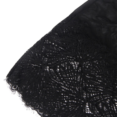 Babydoll Mit Verstellbaren Spitzenträgern Schwarz L/XL | Subblime