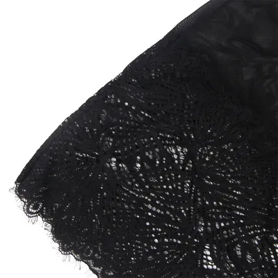 Babydoll Mit Verstellbaren Spitzenträgern Schwarz L/Xl – Subblime