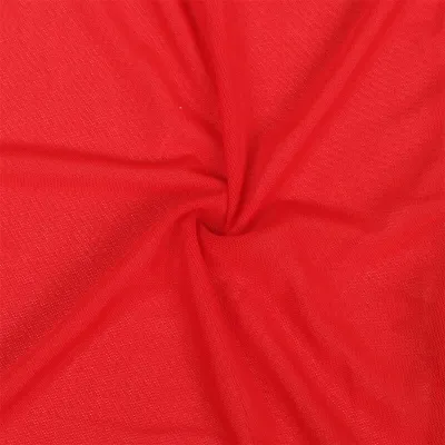 Transparent Fabric Coat With Lace Detail Red L/Xl – Sublime