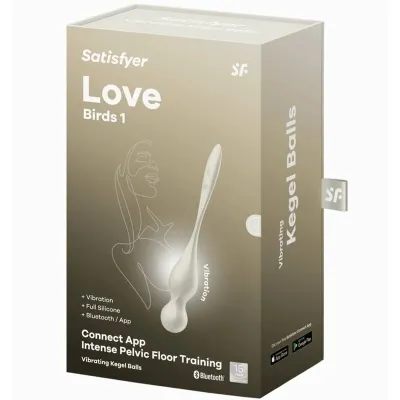Love Birds Vibrierende Kugel Kugeln Weiss – Satisfyer