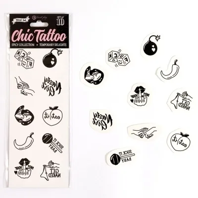 10 Temporary Tattoos From The Spicy Collection – Secret Play