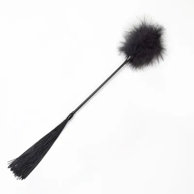 Feather tickler + Black whip – Secretplay
