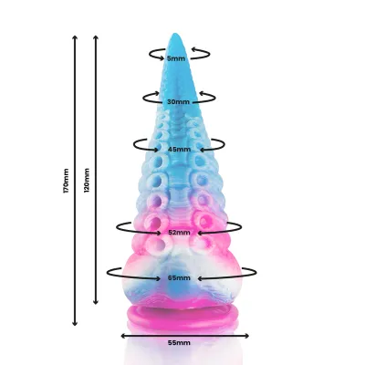 Scylla Blue Tentacle Dildo Small – Epic