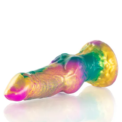 Iris Dildo With Rain Bow Colored Balls Of Pleasure – Epic