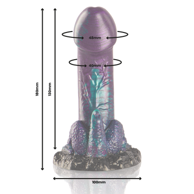 Basilisk Dildo Schuppig Doppeltes Vergnügen Kleine Grösse | Epic