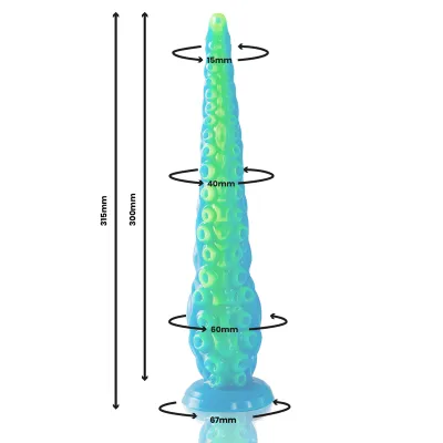 Scylla Fluorescent Thin Tentacle Dildo Plus Size – Epic