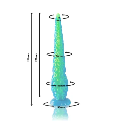 Scylla Fluorescent Thin Tentacle Dildo Small – Epic