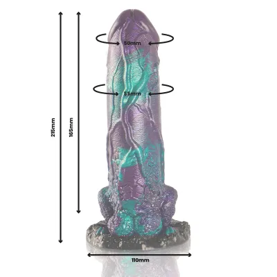 Basilisk Dildo Doppeltes Vergnügen Schuppig Plussize – Epic