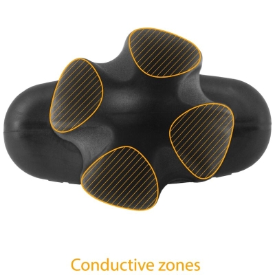 Tartarus Anal Plug Quadripolar Schwarz | Electrastim