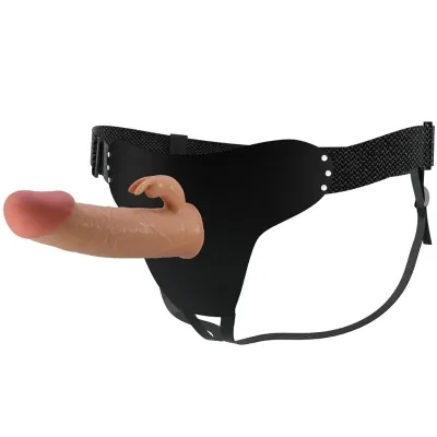 Mavis Harness Universal Slip Mit Dildo 19cm Natur – Pretty Love