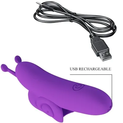 Snail Leistungsstarker FingerStimulator Lila | Pretty Love