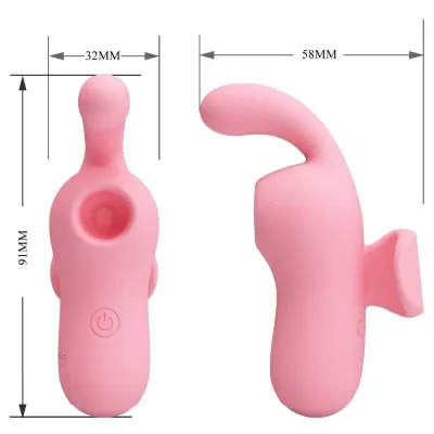 Mini Fun Toy From Magic Bee Vibrator & Sucker | Pretty Love