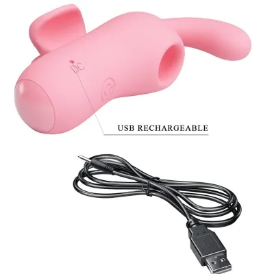 Mini Fun Toy From Magic Bee Vibrator & Sucker | Pretty Love