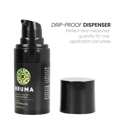 Flüssiger Vibrator Ultra Gleitende Wassermelone 15ml | Bruma
