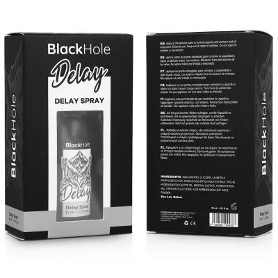 Delay Spray Auf Wasserbasis 30ml – Black Hole