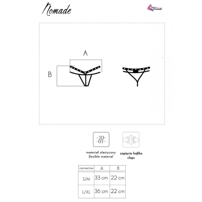Nomade Tanga Ouvert Schwarz | Livco Corsetti Fashion