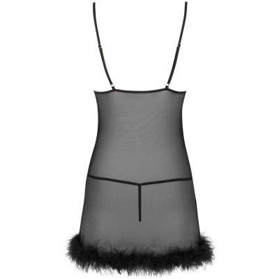 Zerunam Set Babydoll + Schwarzer Tanga | Livco Corsetti Fashion