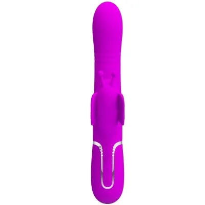 Rabbitvibrator 4 In 1 Schmetterling Fuchsia | Pretty Love