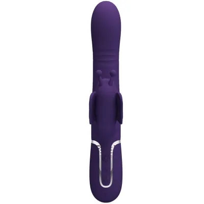 Kaninchenvibrator 4 In 1 Schmetterling Lila | Pretty Love
