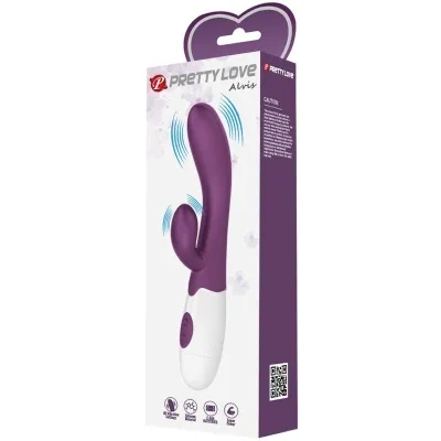Alvis Rabbit Vibrator Purple | Pretty Love
