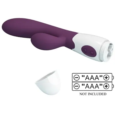 Alvis Rabbit Vibrator Purple | Pretty Love