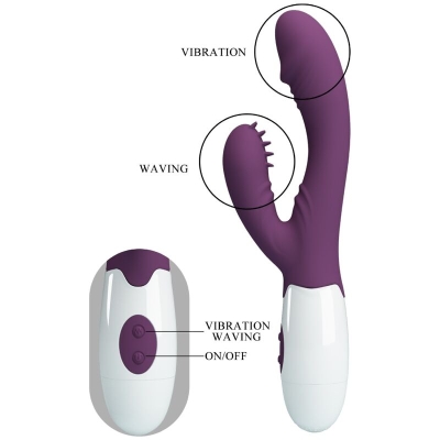 Andre Rabbitvibrator & G-Punkt Stimulator Lila | Pretty Love