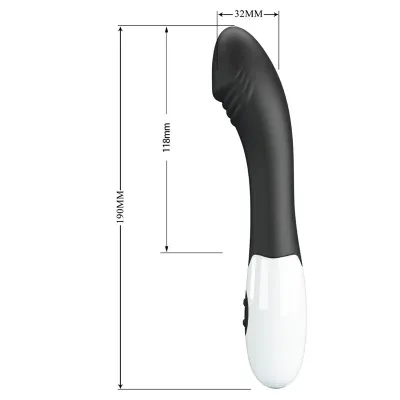 Elemental G-Spot Vibrator 30 Modes Black | Pretty Love