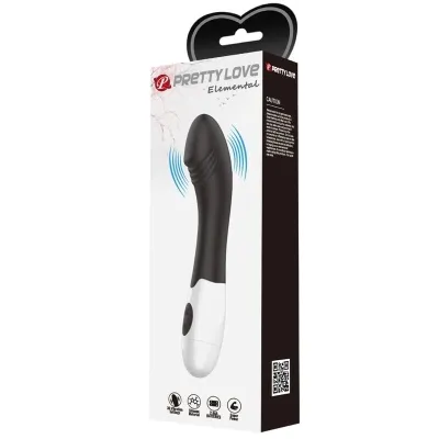 Elemental G-Spot Vibrator 30 Modes Black | Pretty Love