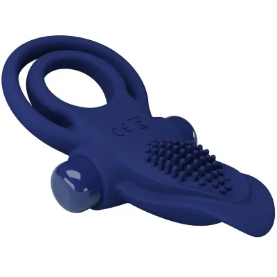 Bronson Double Ring with Vibration Blue – Pretty Love