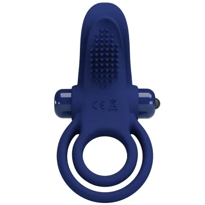 Bronson Double Ring with Vibration Blue – Pretty Love