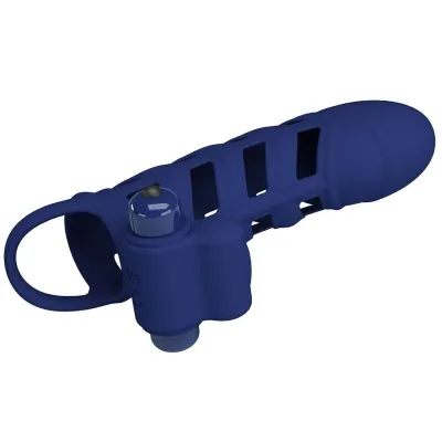 Altaf Vibratorring Mit Silikonhülle Blau – Pretty Love