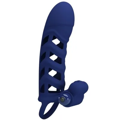 Altaf Vibratorring Mit Silikonhülle Blau – Pretty Love
