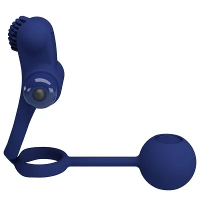 Remington Doppelvibrationsring Mit Stecker Blau – Pretty Love
