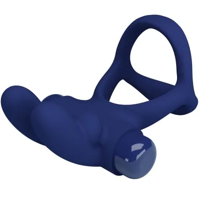 Francisco Double Vibrating Ring Rabbit Blue – Pretty Love