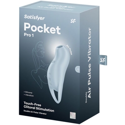 Pocket Pro 1 Klitorisstimulator Hellblau | Satisfyer