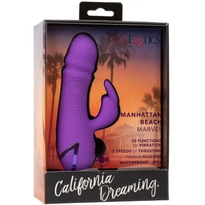 Manhattan Beach Marvel Vibrator Lila | Calexotics