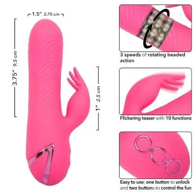 Sacramento Sweetie Rabbit Vibrator Pink | Calexotics