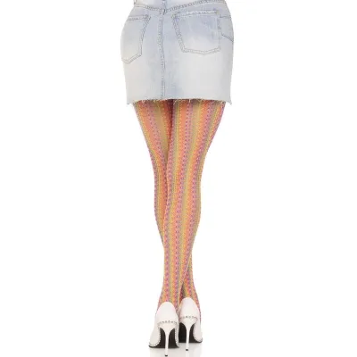 Multicolored Crochet Stockings – Leg Avenue