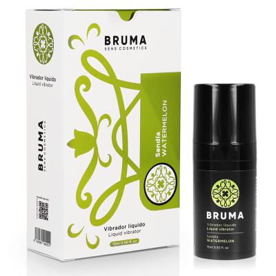 Flüssiger Vibrator Ultra Gleitende Wassermelone 15ml | Bruma