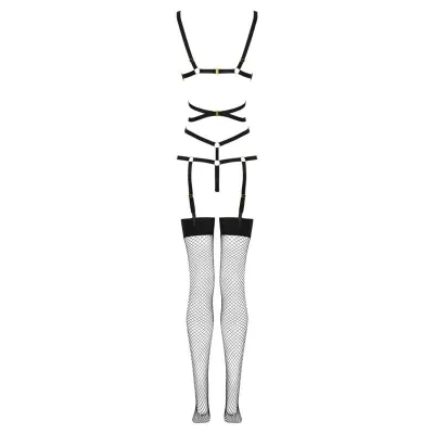 Thiara Set Body + Stockings Black S/M – Livco Corsetti Fashion