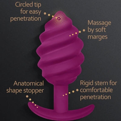 Gplug Twist 2 Lila Analstecker | G-Vibe
