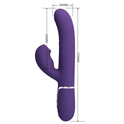 Perlita G-Spot Vibrator 3 In 1 Lila | Pretty Love