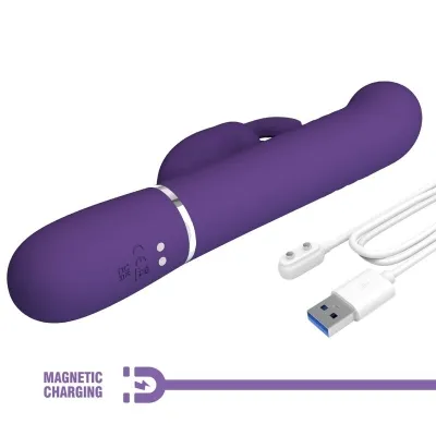 Coale Rabbit Vibrator 4 In 1 Purple | Pretty Love