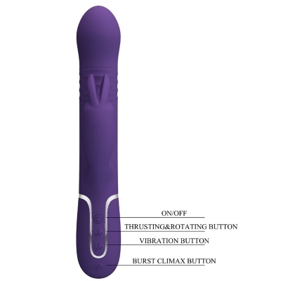 Coale Rabbitvibrator 4 In 1 Lila | Pretty Love