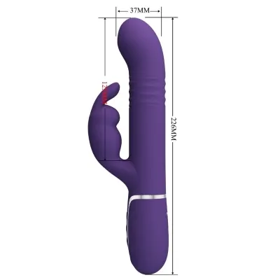 Coale Rabbit Vibrator 4 In 1 Purple | Pretty Love
