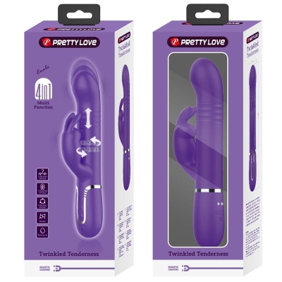 Coale Rabbitvibrator 4 In 1 Lila | Pretty Love