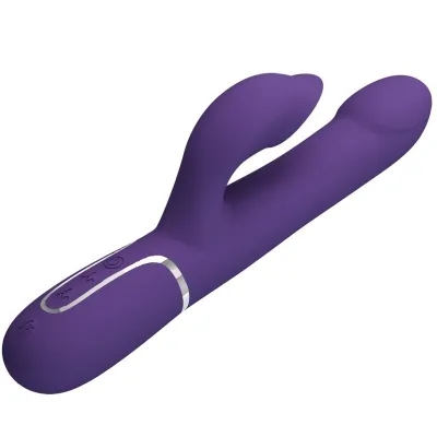 Zalin Rabbit Vibrator Beads 4 In 1 Purple | Pretty Love
