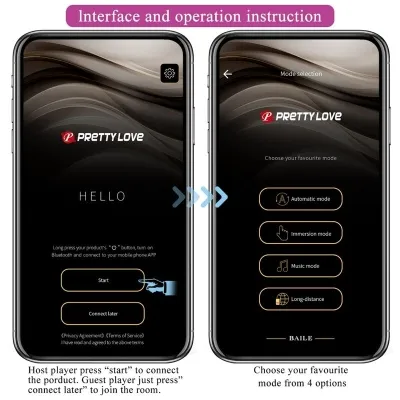 Hector Electric Shock Vibrator App Violet | Pretty Love